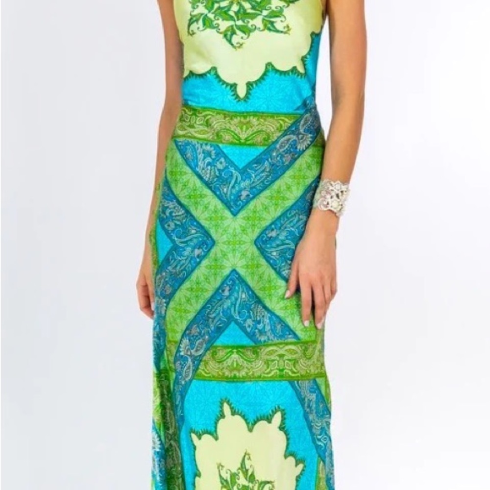 🌟PERFECT WEDDING GUEST OR VACAY DRESS🌟👗100% Silk Midi Dress worn once